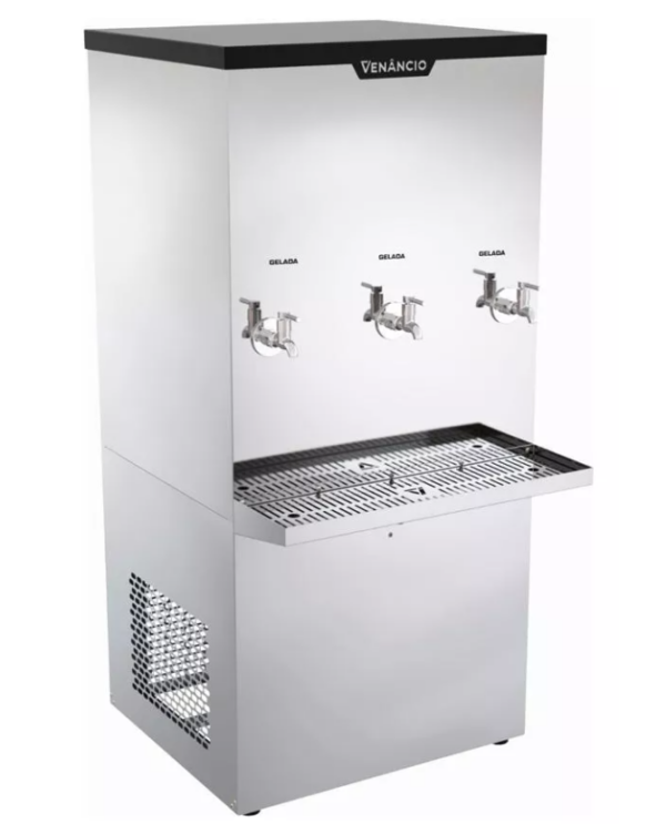 Bebedouro Inox 100l 3 Torneiras Geladas Bi100l 127v Venâncio