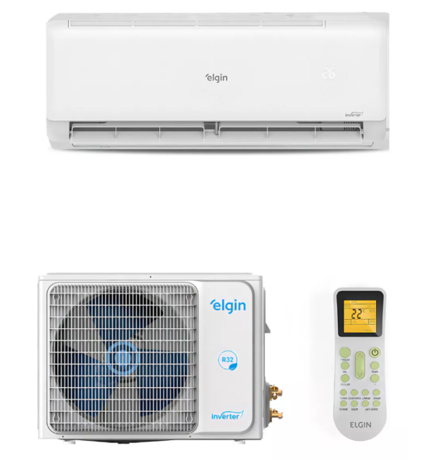 Ar Condicionado Eco Inverter II Wifi Elgin 12000 Btus R-32 Quente/Frio 220V