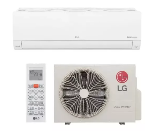 Ar Condicionado Split Hi Wall Inverter LG Dual Inverter Voice +AI 18.000 Btus Frio 220V R-32 Branco