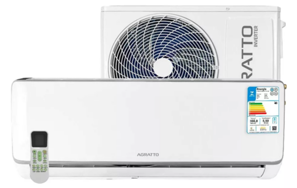 Ar Condicionado Split Agratto Hi Wall Neo Inverter 9.000 Btu/h Frio Monofásico Branco 220V