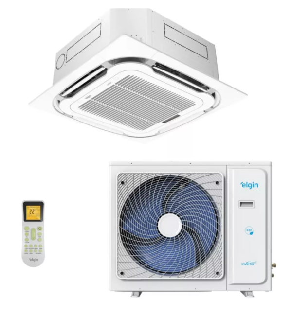 Ar Condicionado Cassete Inverter Plus R32 Elgin 48.000 Btus Frio 220v